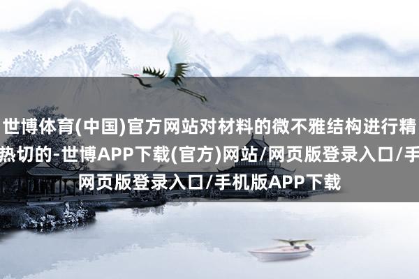 世博体育(中国)官方网站对材料的微不雅结构进行精准分析是至关热切的-世博APP下载(官方)网站/网页版登录入口/手机版APP下载