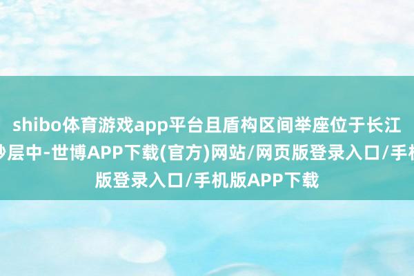 shibo体育游戏app平台且盾构区间举座位于长江低漫滩富水砂层中-世博APP下载(官方)网站/网页版登录入口/手机版APP下载