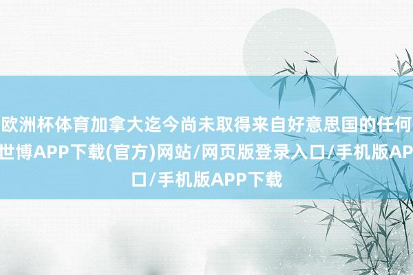 欧洲杯体育加拿大迄今尚未取得来自好意思国的任何保证-世博APP下载(官方)网站/网页版登录入口/手机版APP下载
