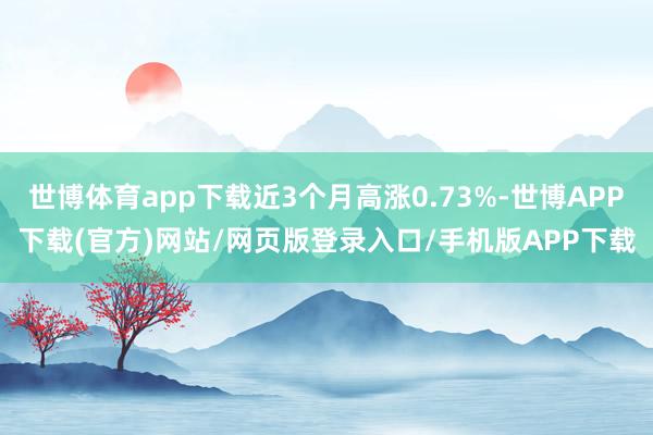 世博体育app下载近3个月高涨0.73%-世博APP下载(官方)网站/网页版登录入口/手机版APP下载